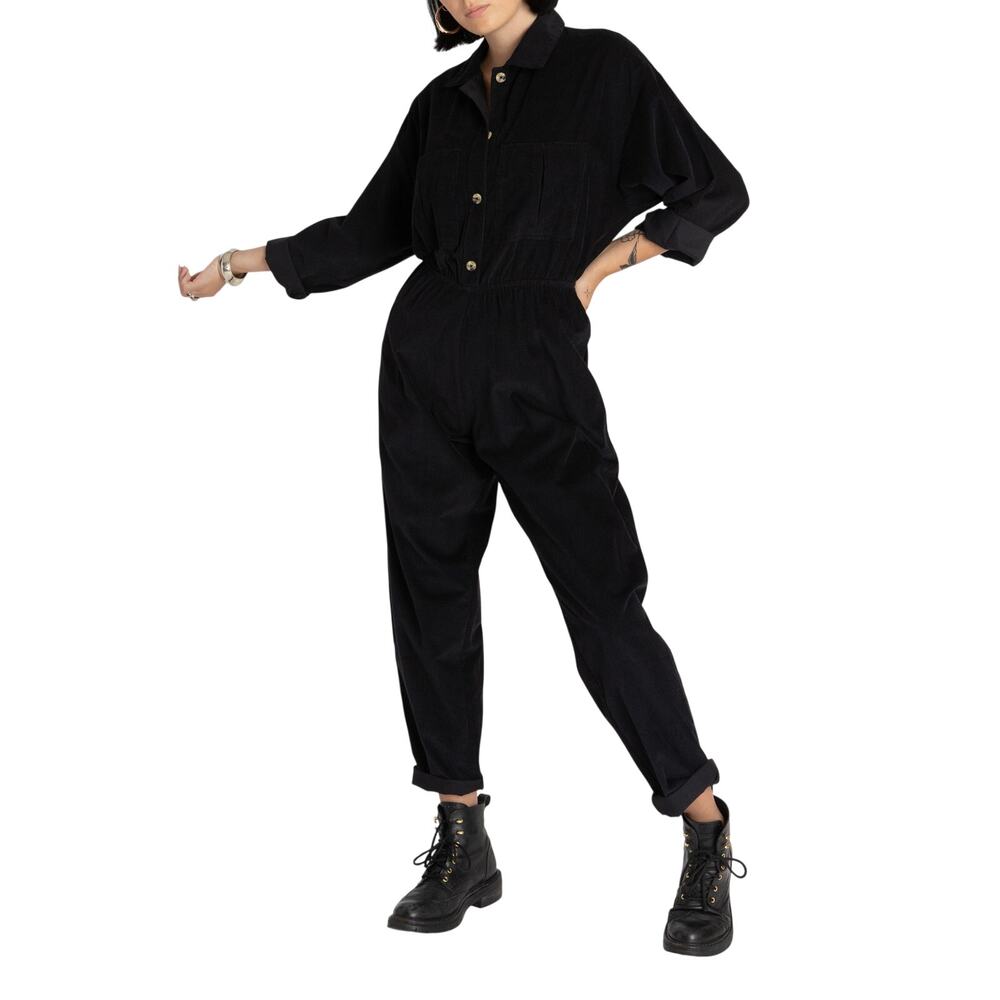 Suzie Kondi Cotton Black Krisa Jumpsuit Size XS